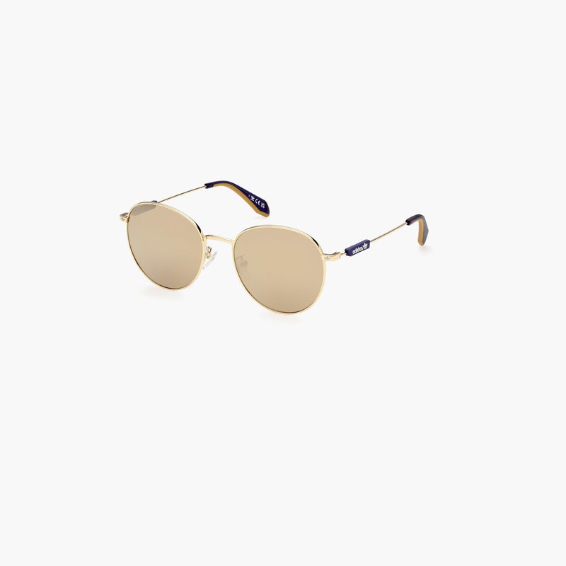 Adidas Brown Mirror Oval Sunglasses for Men - Image 1